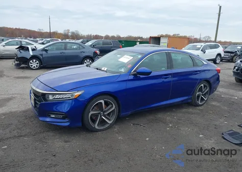 2018 Honda Accord Sport из США, поврежденный, VIN 1HGCV1F31JA230150